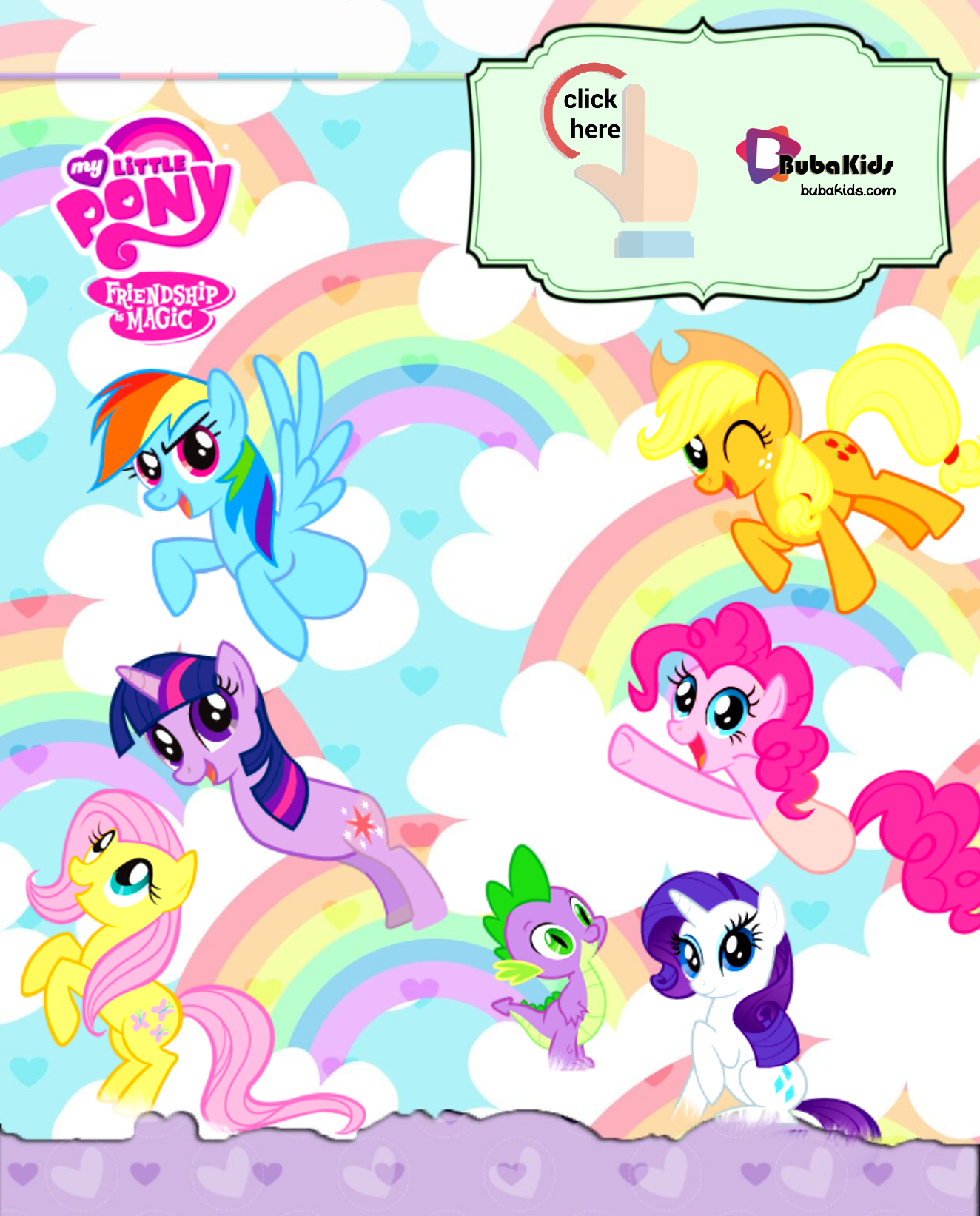 My little pony free invitation card template. Wallpaper