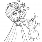 Special Disney Princess Anna & Elsa Coloring Page | BubaKids.com