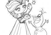 Little Princess Anna Coloring Page