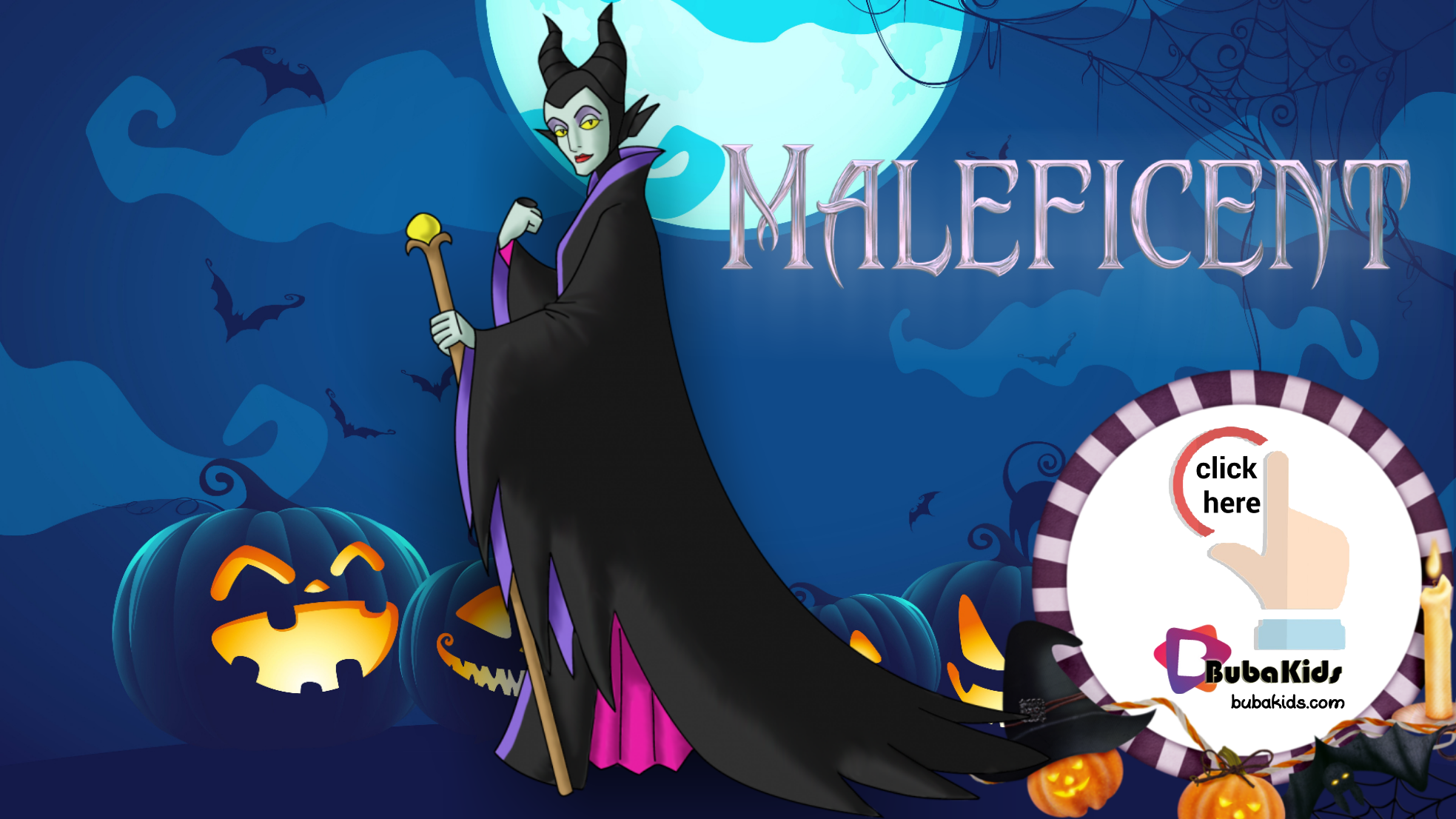 Maleficent halloween invitation template free and printable. Wallpaper