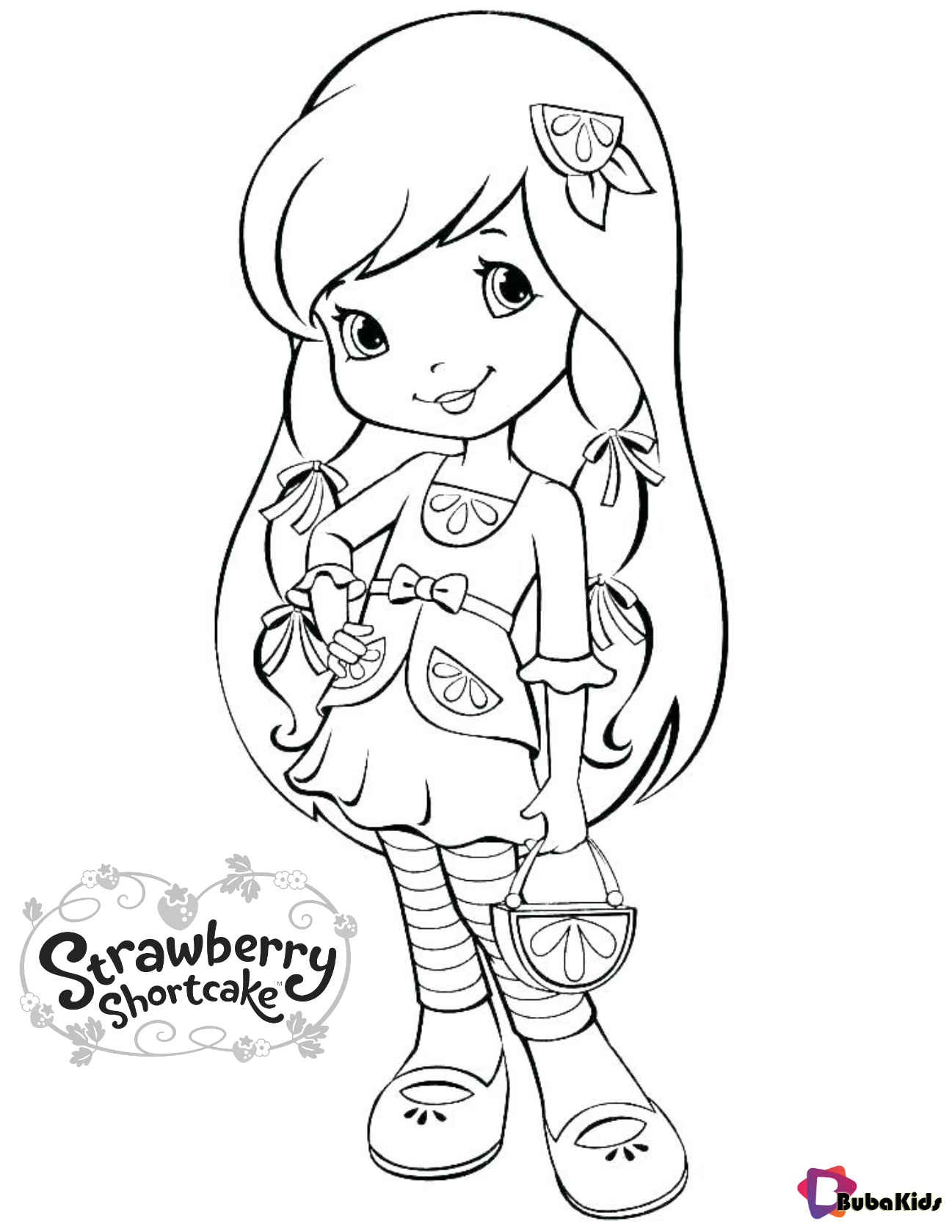 Plum Pudding Strawberry Shortcake character free printable coloring page. Wallpaper