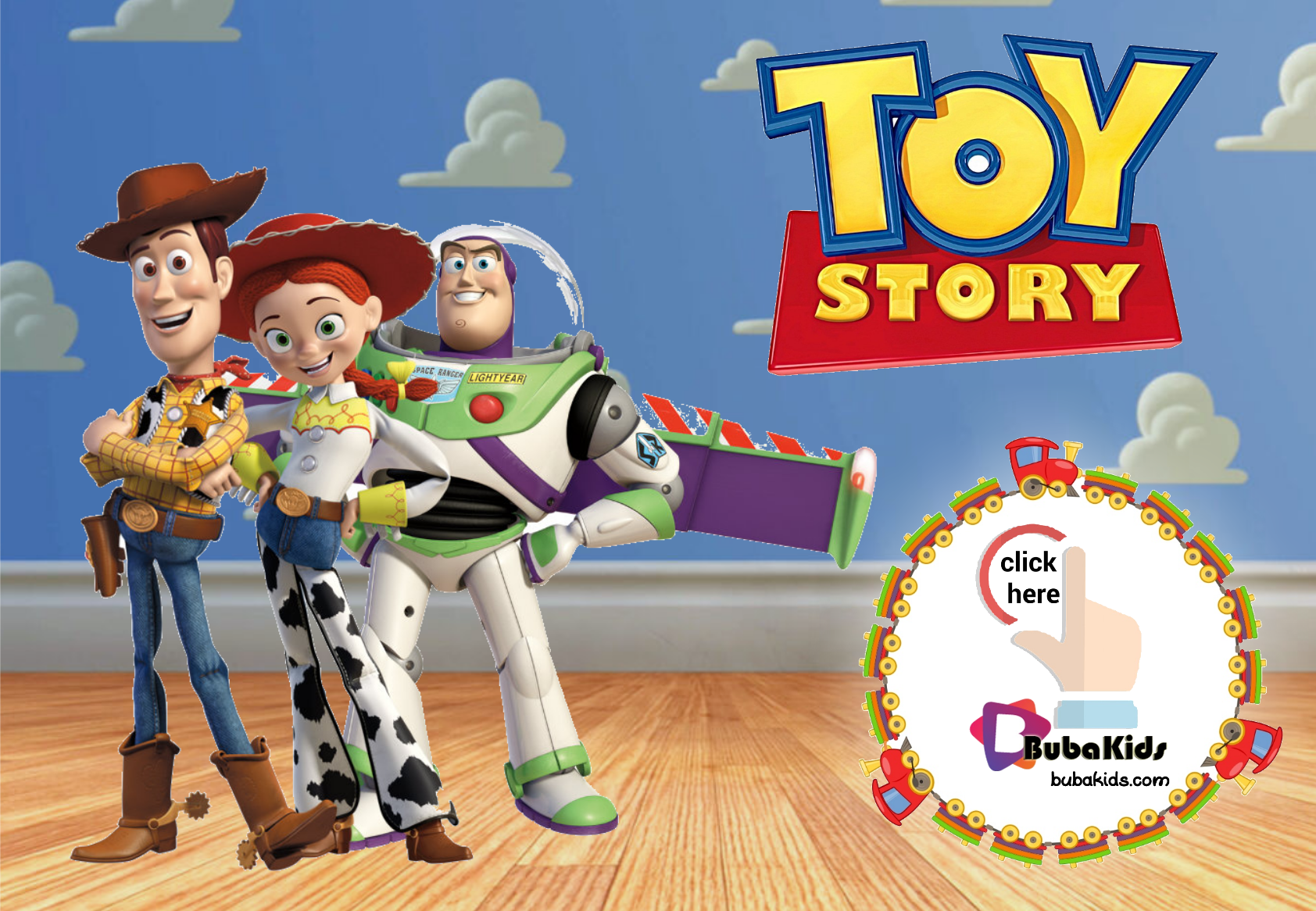 Toy Story invitation card template free and printable. Wallpaper