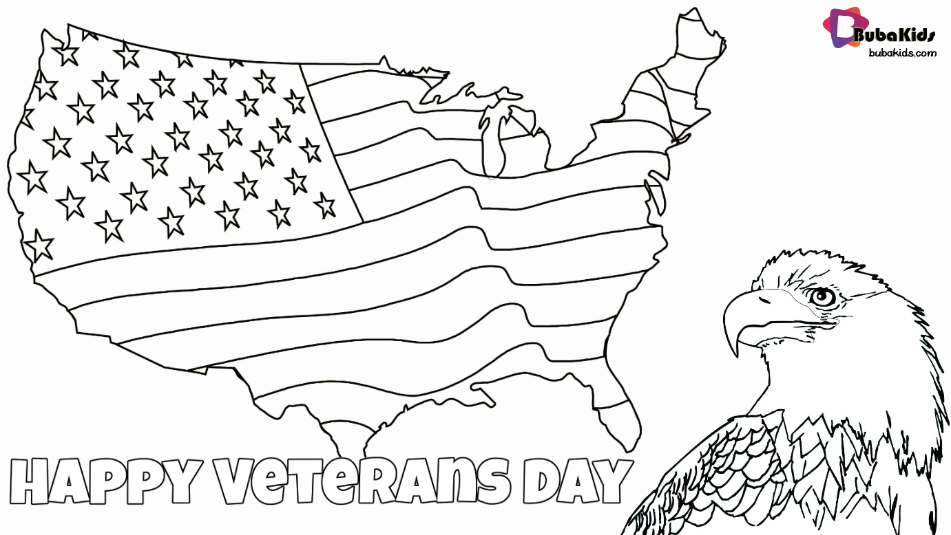 Happy veterans day coloring page. It’s free and printable. Wallpaper