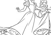 Dancing Snow White Coloring Page