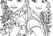 Frozen 2 Coloring Page For Kids