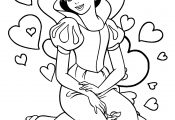 Love Snow White Coloring Page