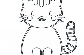 Unicorn Cat Coloring Page