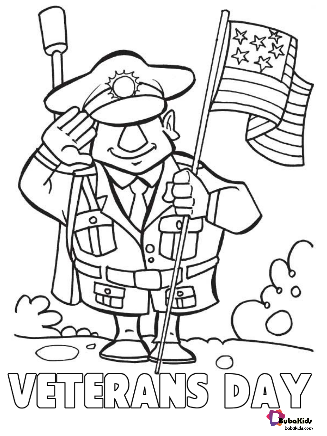 Veterans Day printable coloring pages.