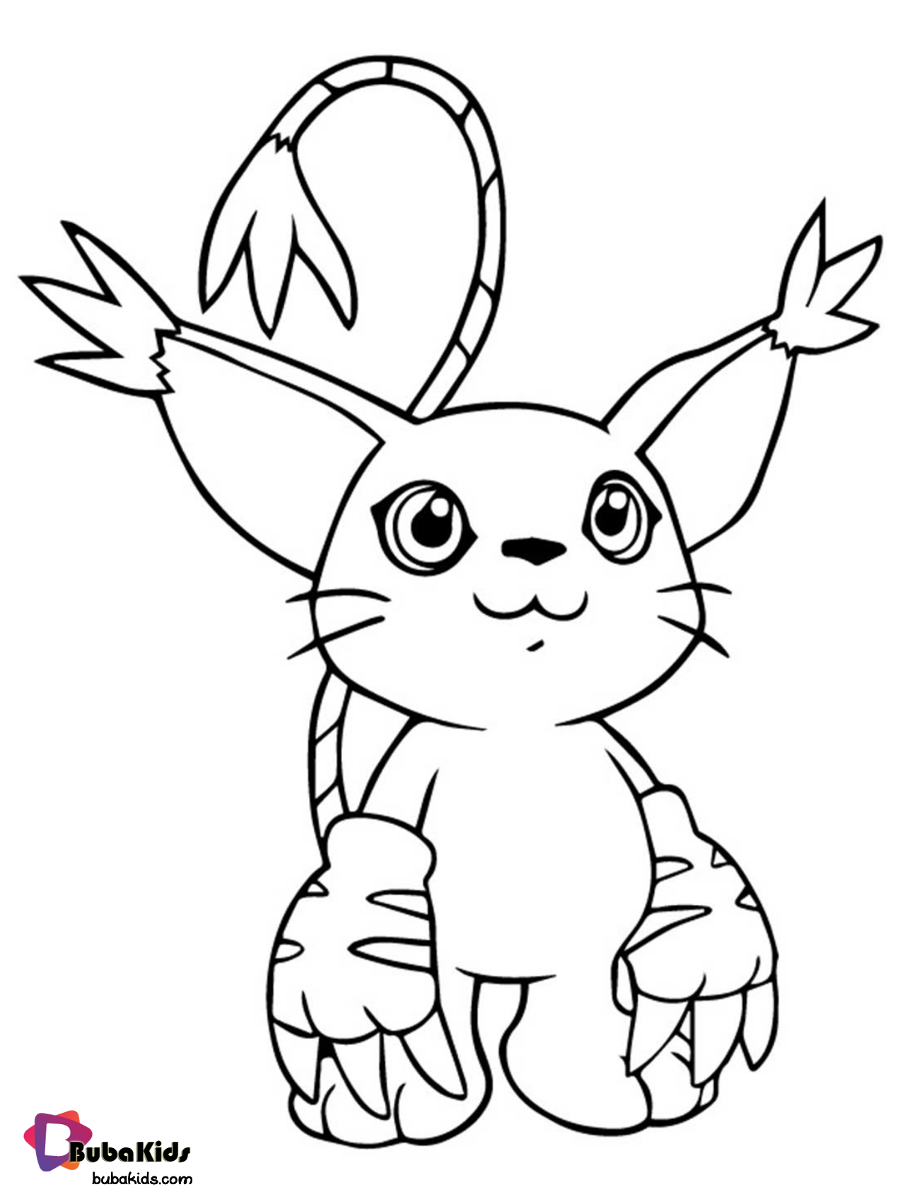 Free Digimon Coloring Pages. Wallpaper