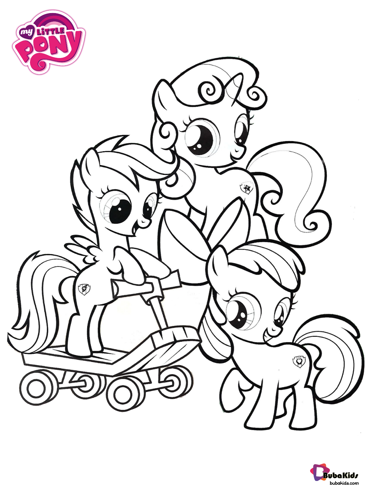 Free download My Little Pony Best Of Cutie Mark Crusaders Printable Coloring Pages. Wallpaper