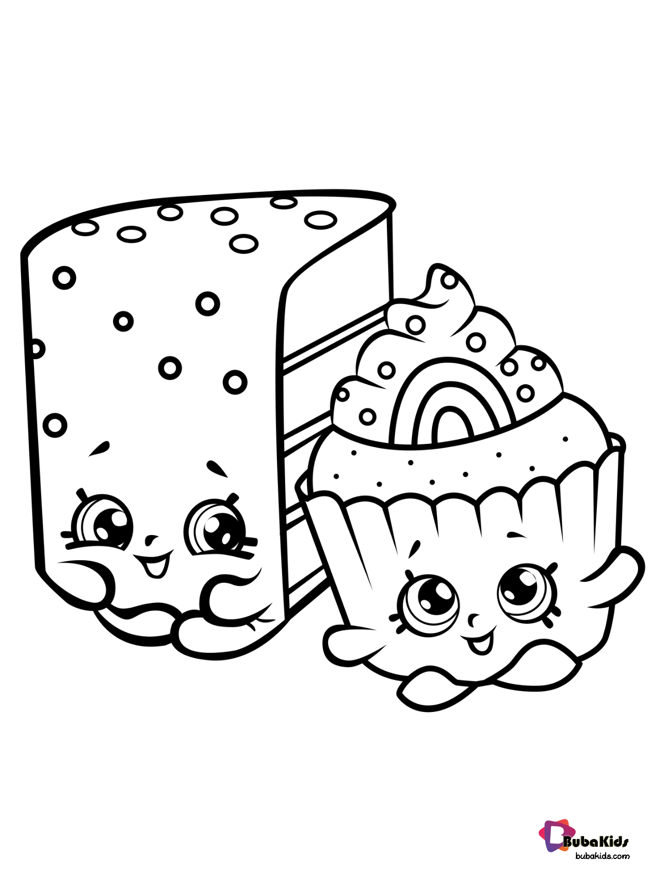 Free Shopkins coloring pages to print and color. Wallpaper