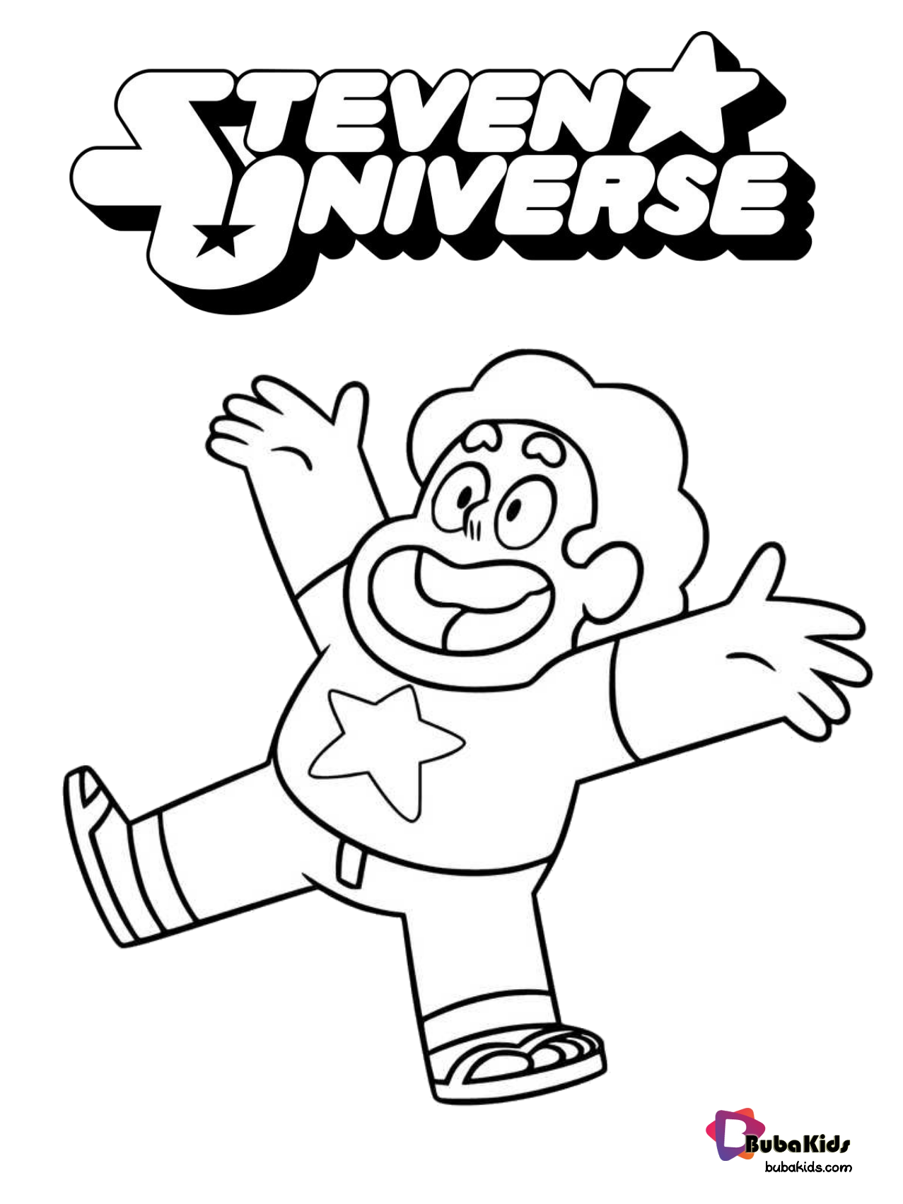 Steven Universe coloring page. Wallpaper