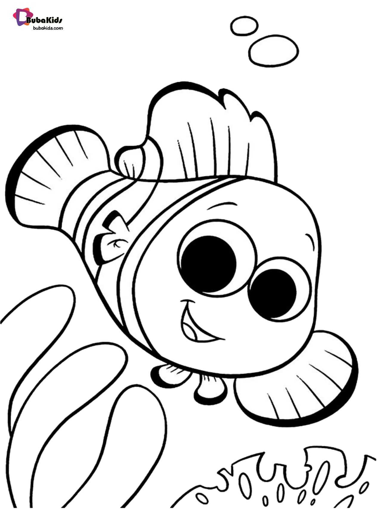 Finding Nemo printable coloring pages for kids Wallpaper