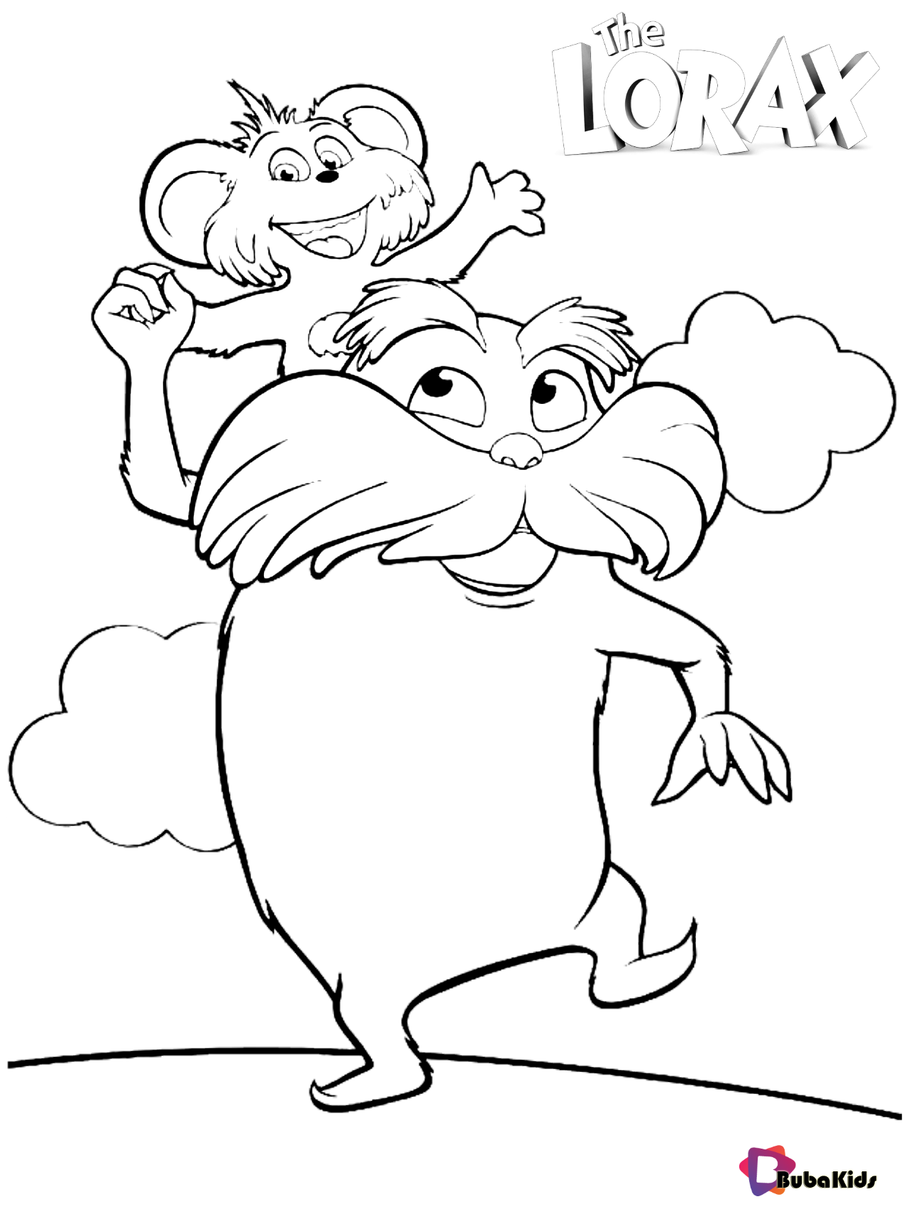 Dr seuss the lorax coloring pages Wallpaper