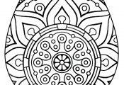 Easter Egg Party Coloring Page