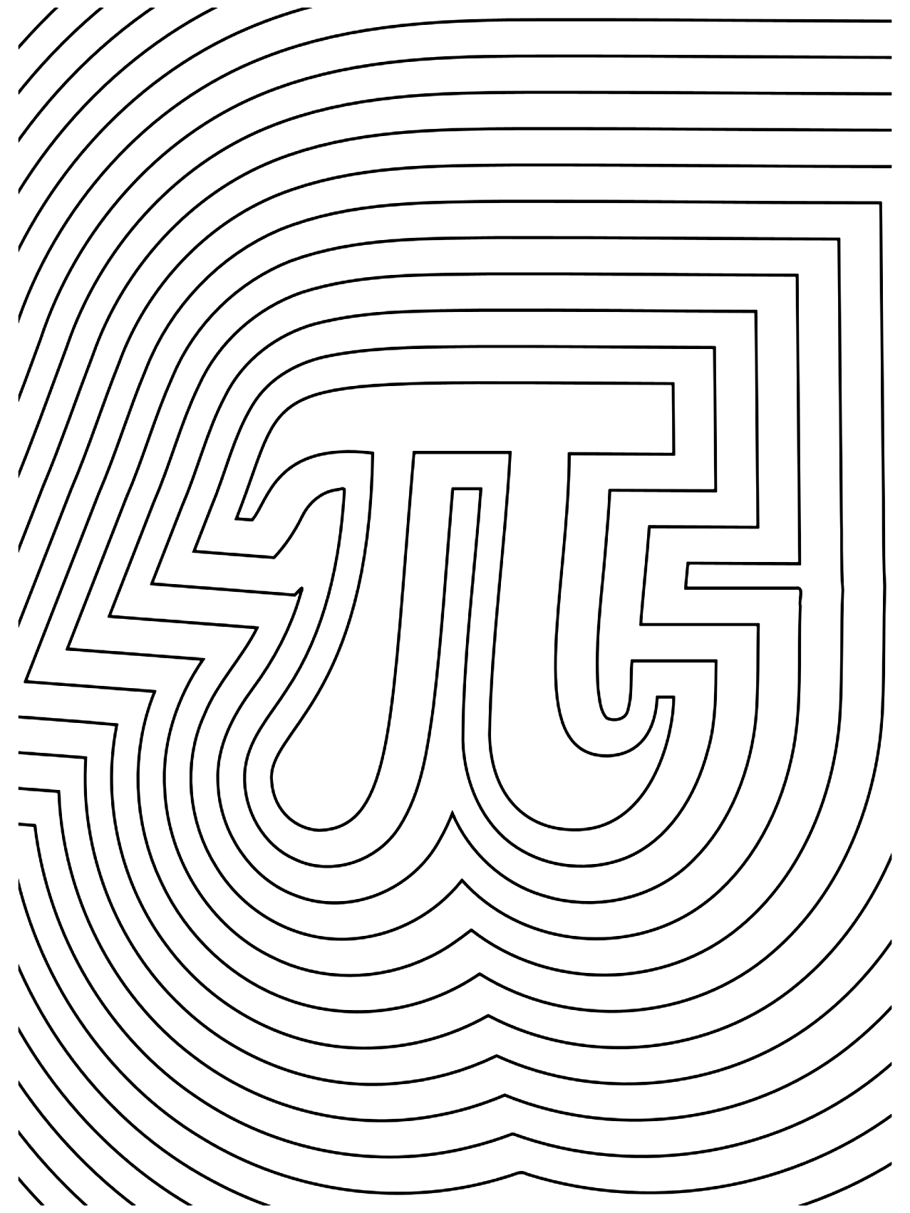 Happy pi day! coloring page Wallpaper