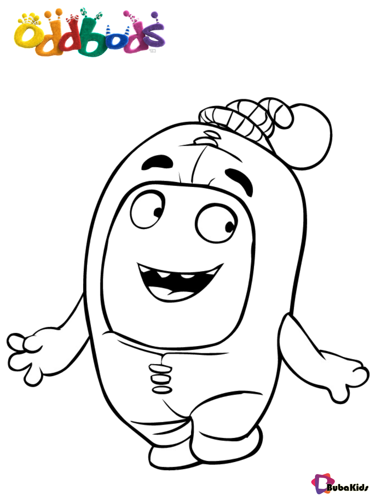 Oddbods newt free and printable coloring pages Wallpaper
