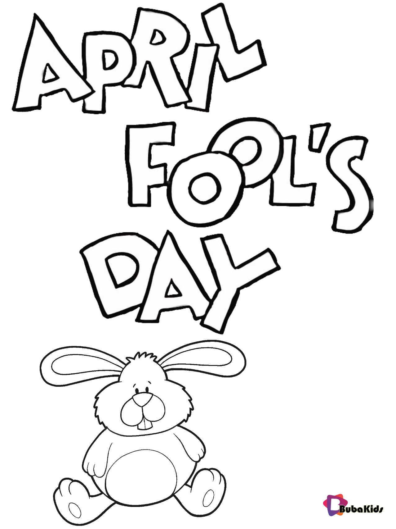 April fools day bunny coloring pages Wallpaper
