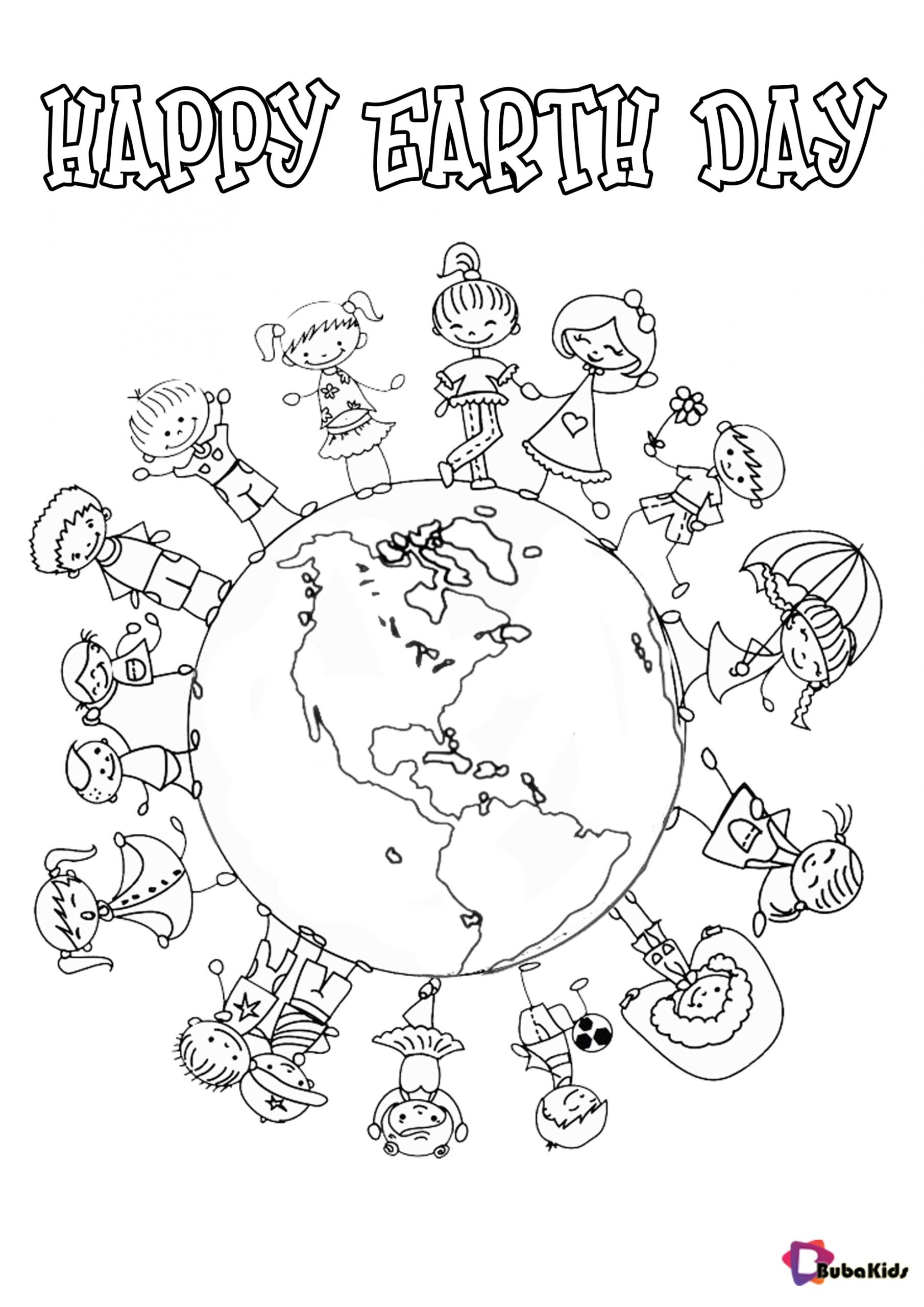 Free download and printable happy earth day colouring sheets Wallpaper