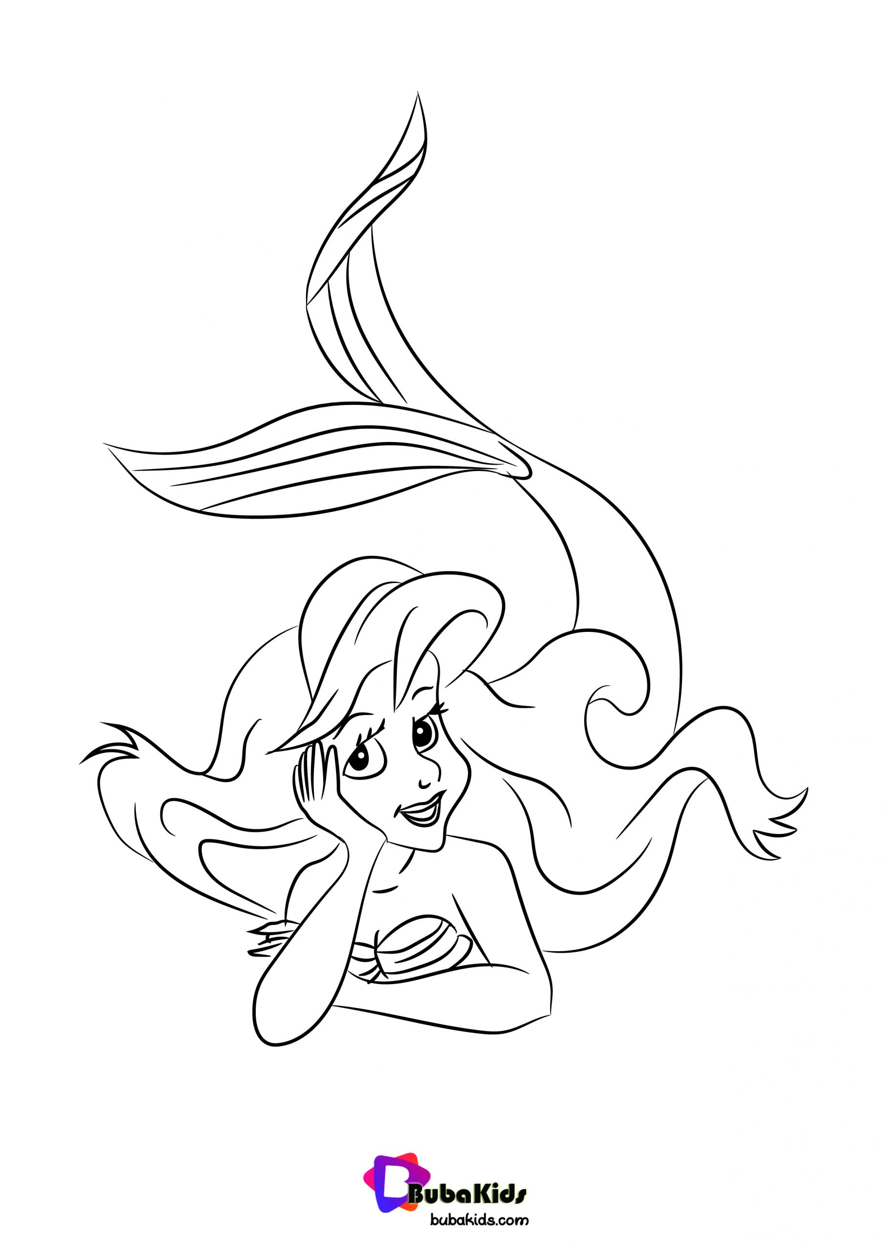 Free Princess Ariel Coloring Pages To Print
