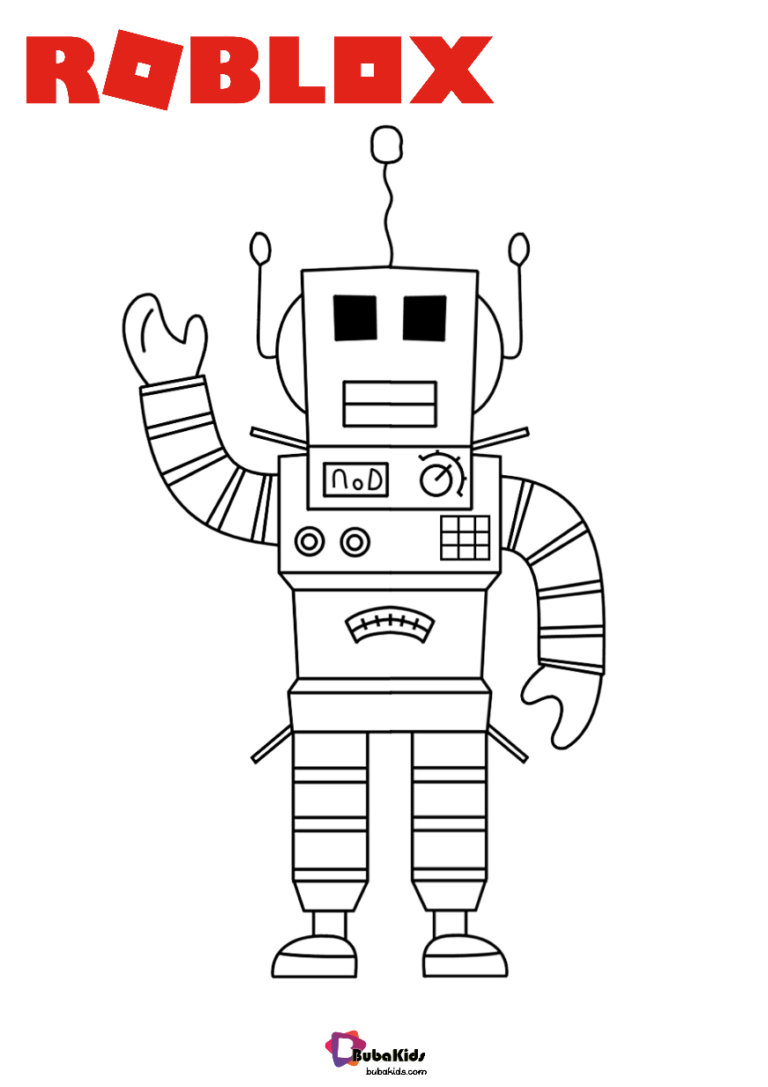 Roblox games characters series coloring pages 004 | BubaKids.com