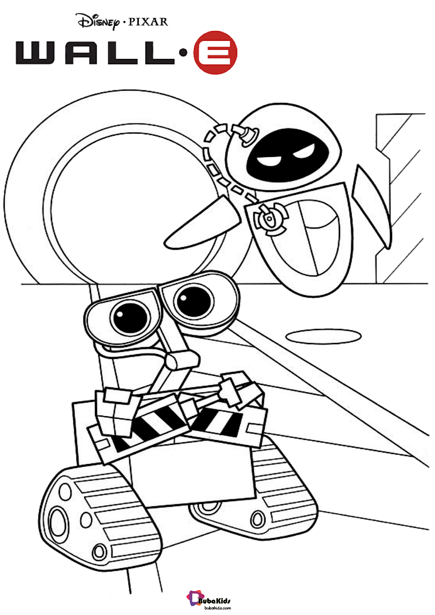 Wall-e and eve wall-e movie coloring pages Wallpaper