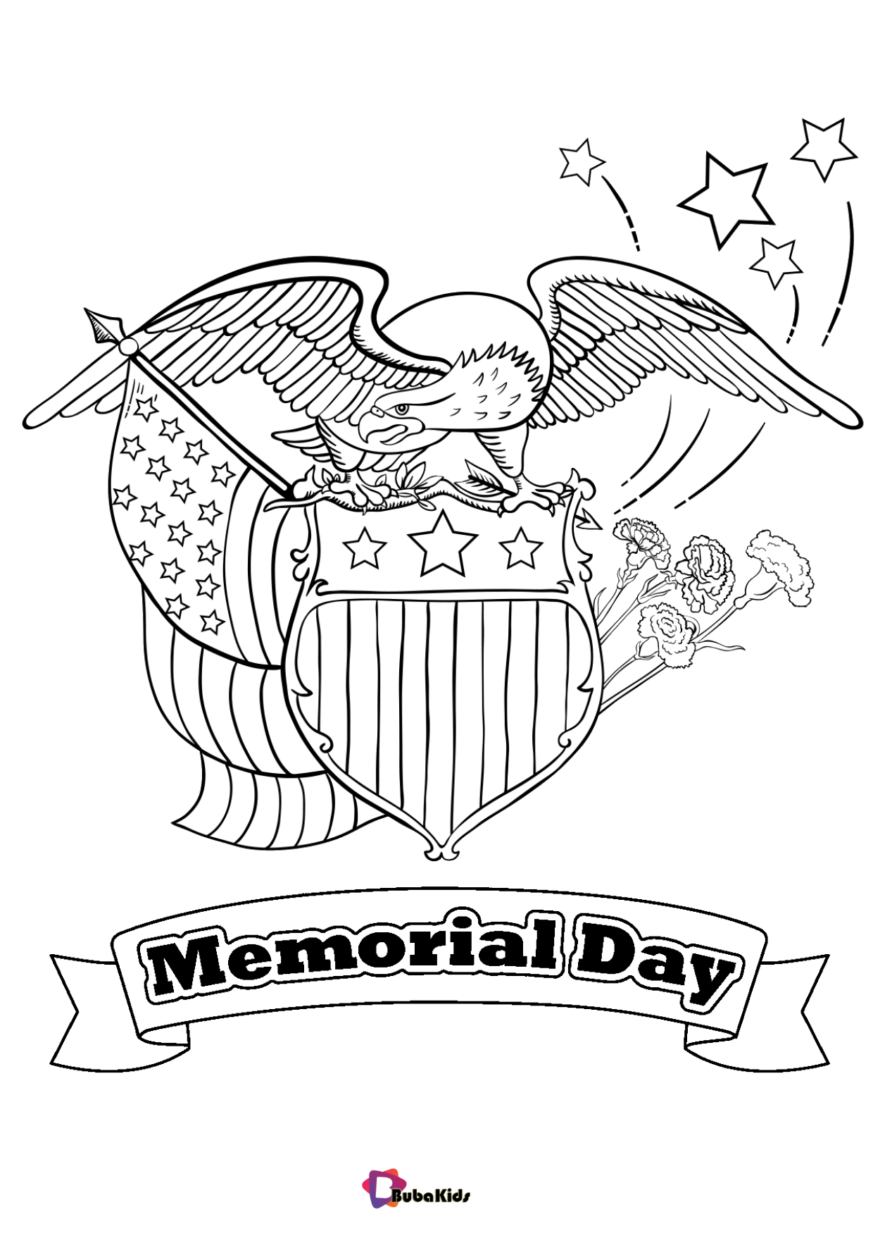 Free Printable Memorial day coloring pages Wallpaper