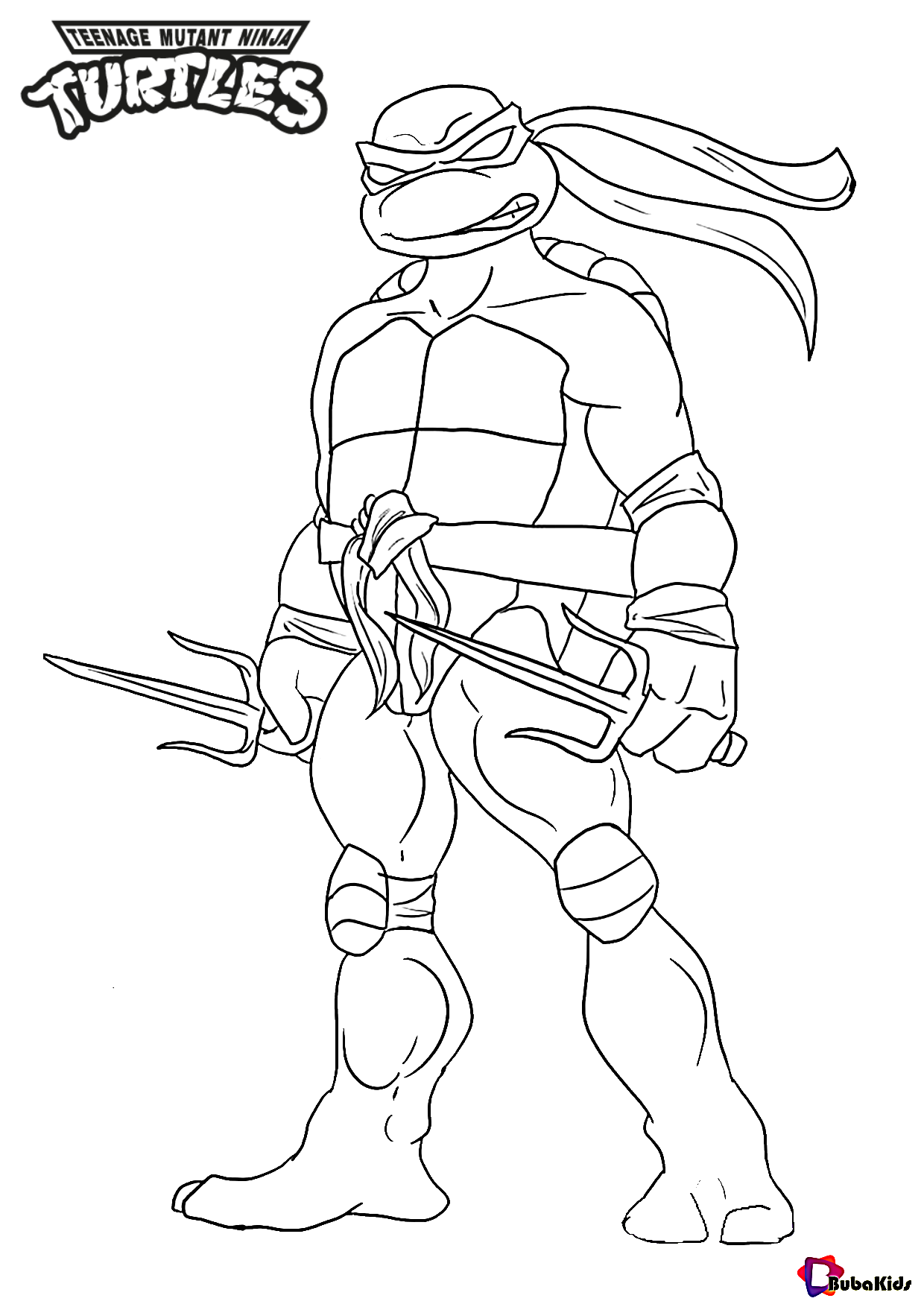 Teenage mutant ninja turtles raphael sai weapon coloring pages Wallpaper