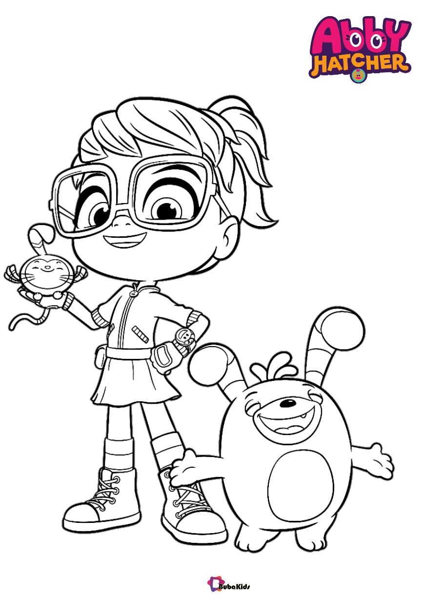 Abby and friends Abby Hatcher TV series coloring page Wallpaper
