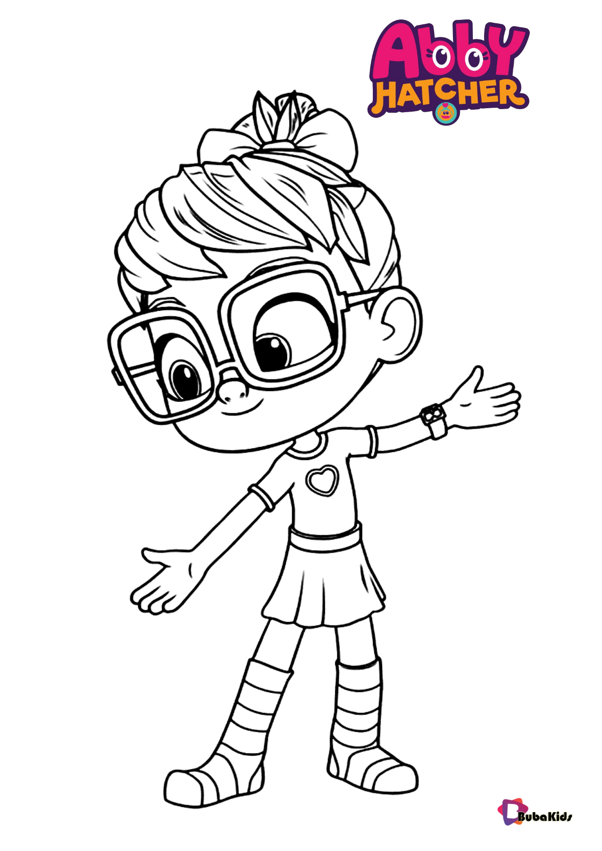 Abby Hatcher Nick jr television series coloring page Wallpaper