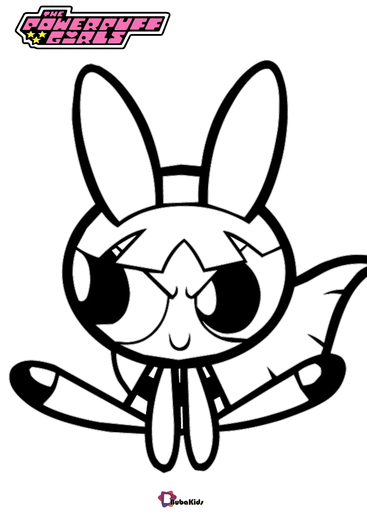 Blossom The Powerpuff girls coloring pages Cartoon Network TV series Wallpaper
