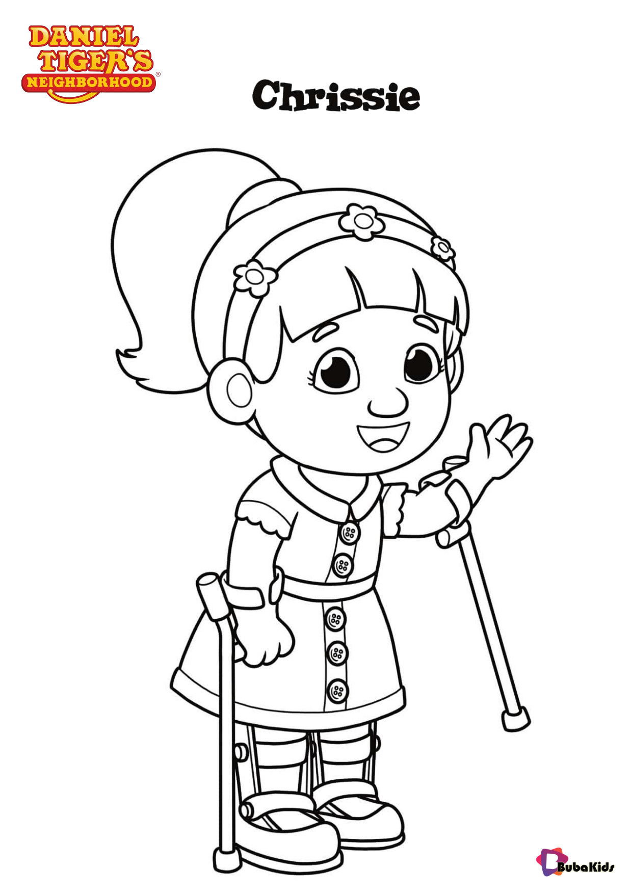 Chrissie coloring page Daniel Tigers Neighborhood tv serials coloring pages Wallpaper