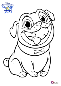 Rolly Puppy Dog Pals children television series coloring page ...