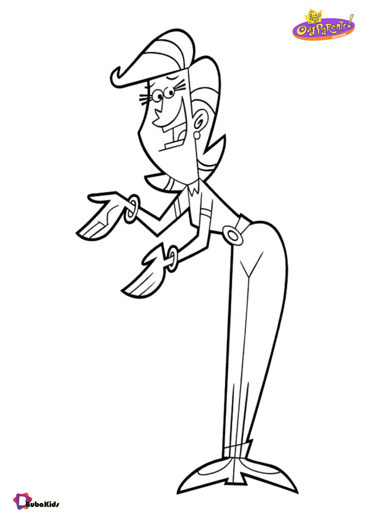Timmy Turner Mom The Fairly Oddparents tv series coloring pages Wallpaper