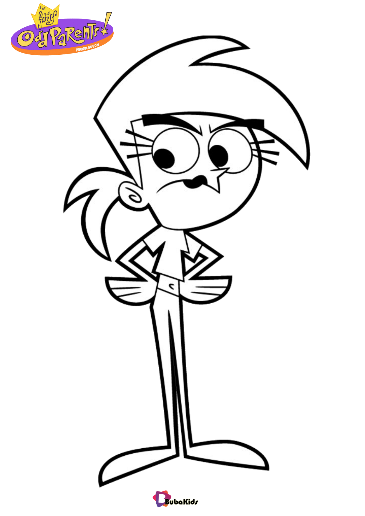 Vicky Fairly Oddparents coloring page Wallpaper