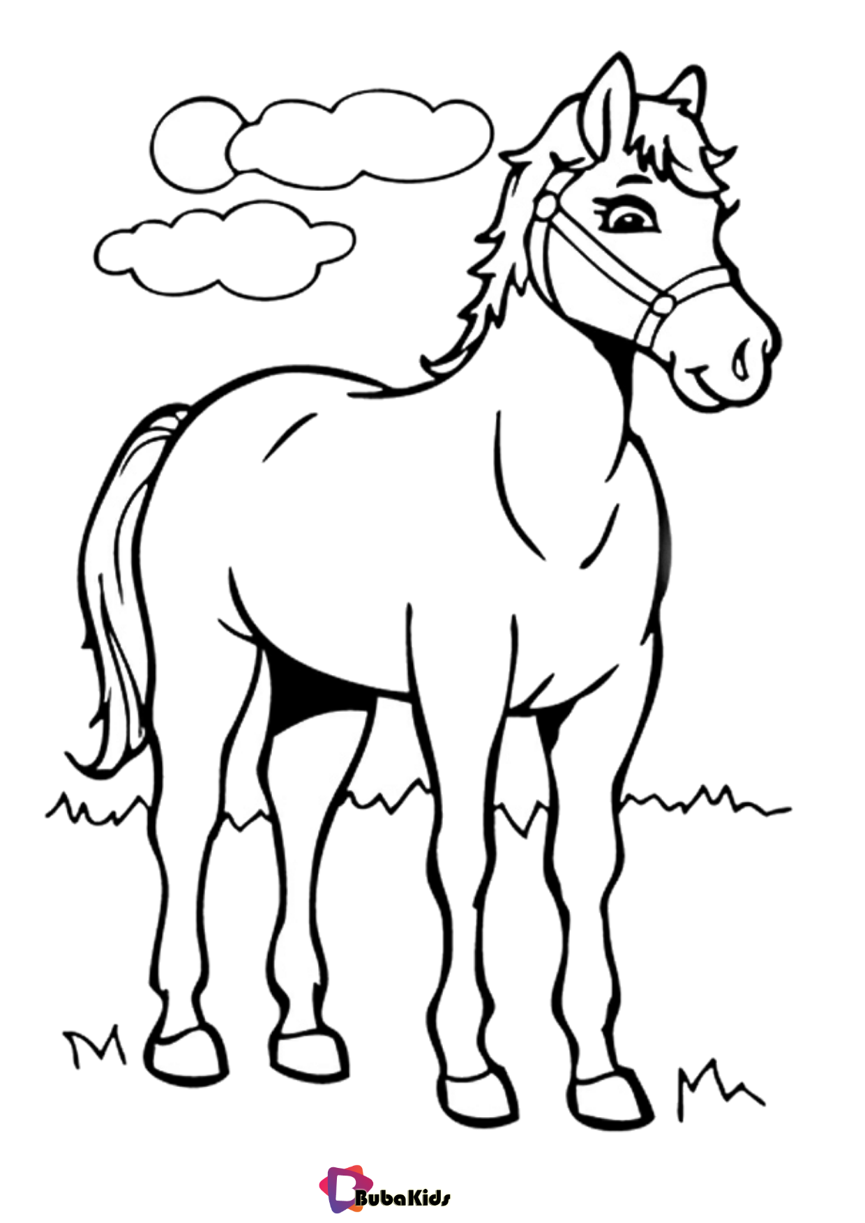 Free Printable Animal Coloring Pages Horse Coloring Pages