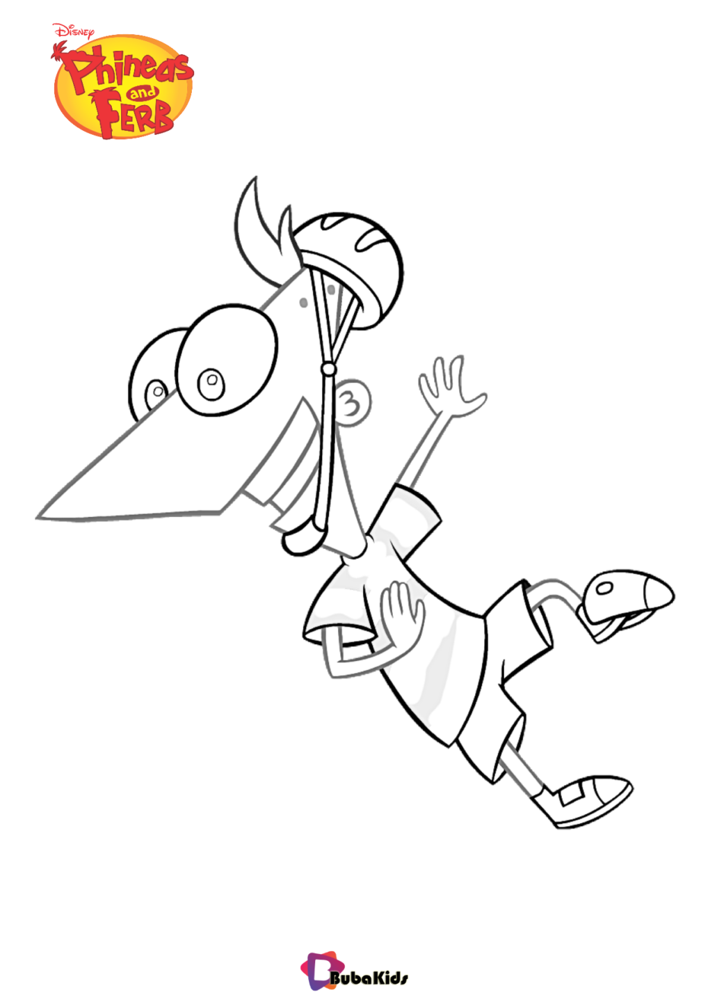 Phineas tv serial Phineas and ferb disney coloring page