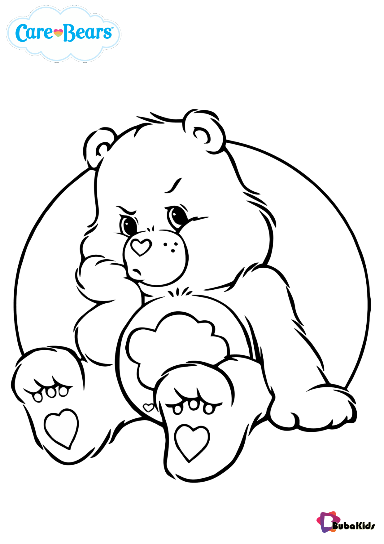 Care Bears Grumpy bear coloring pages Wallpaper