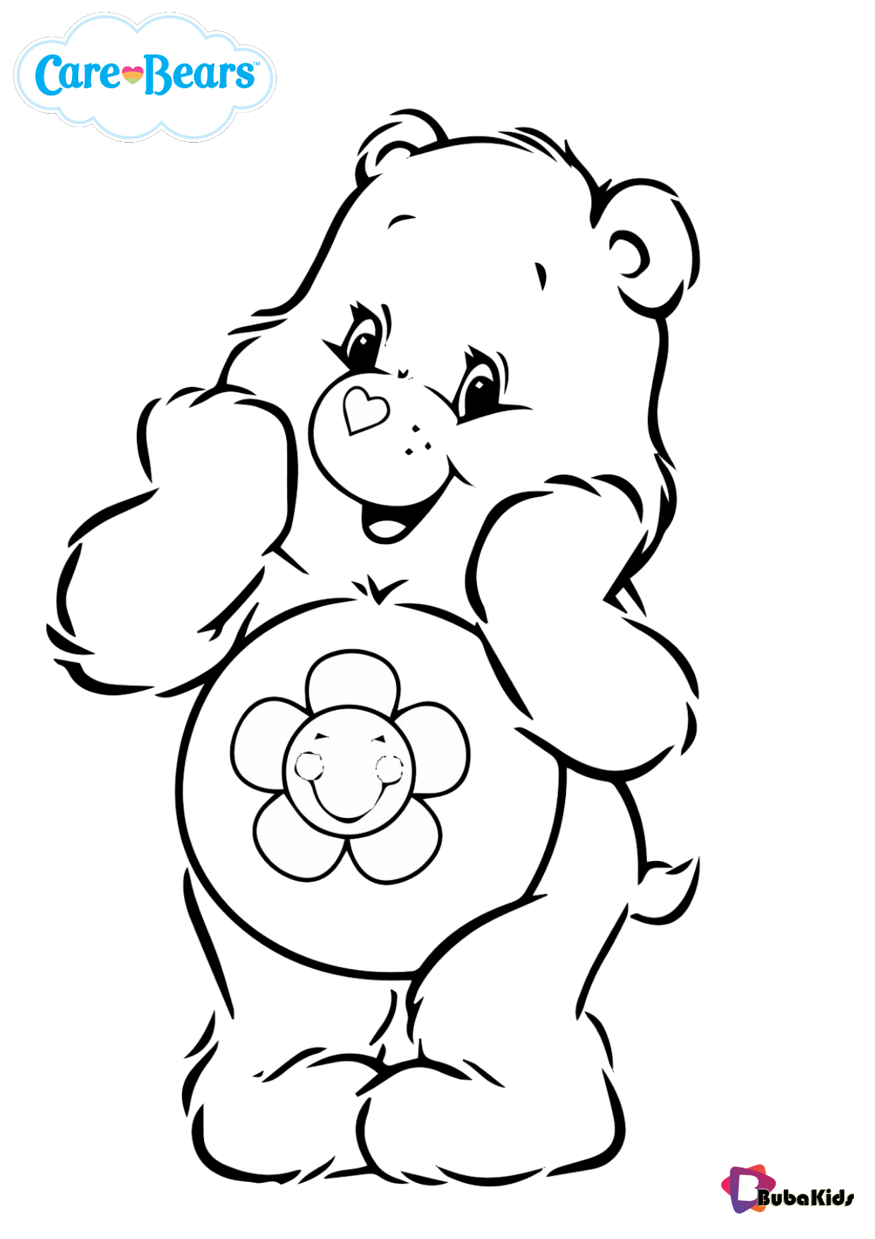 Care Bears Harmony bear coloring pages Wallpaper