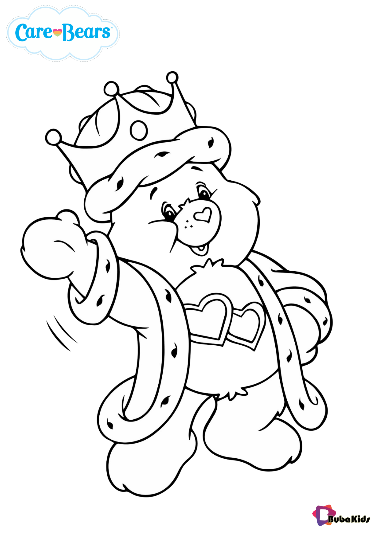 Care Bears Love-a-lot bear coloring pages Wallpaper