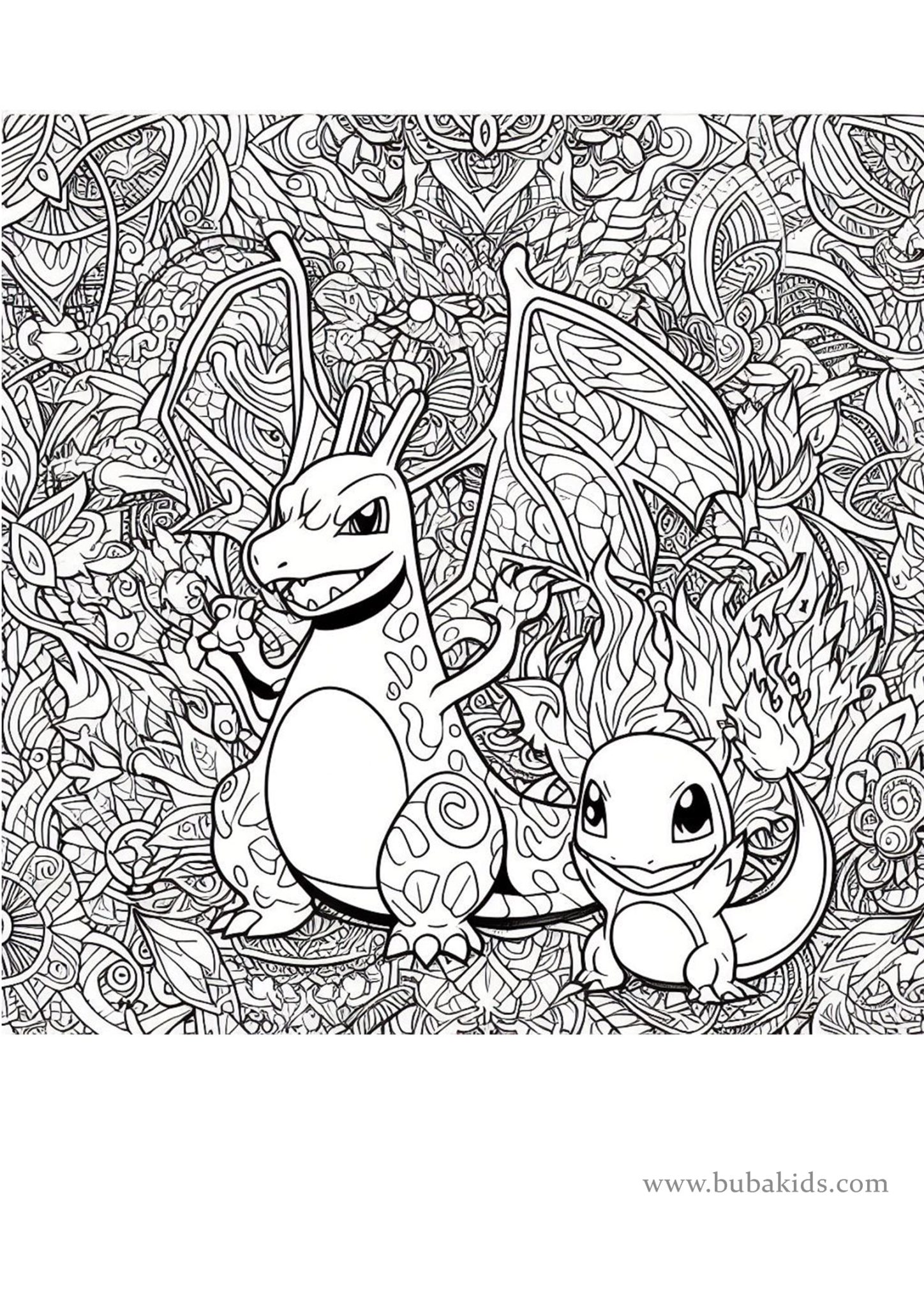 10 Charmander Charizard Pokemon Coloring Pages for Your Little Artists