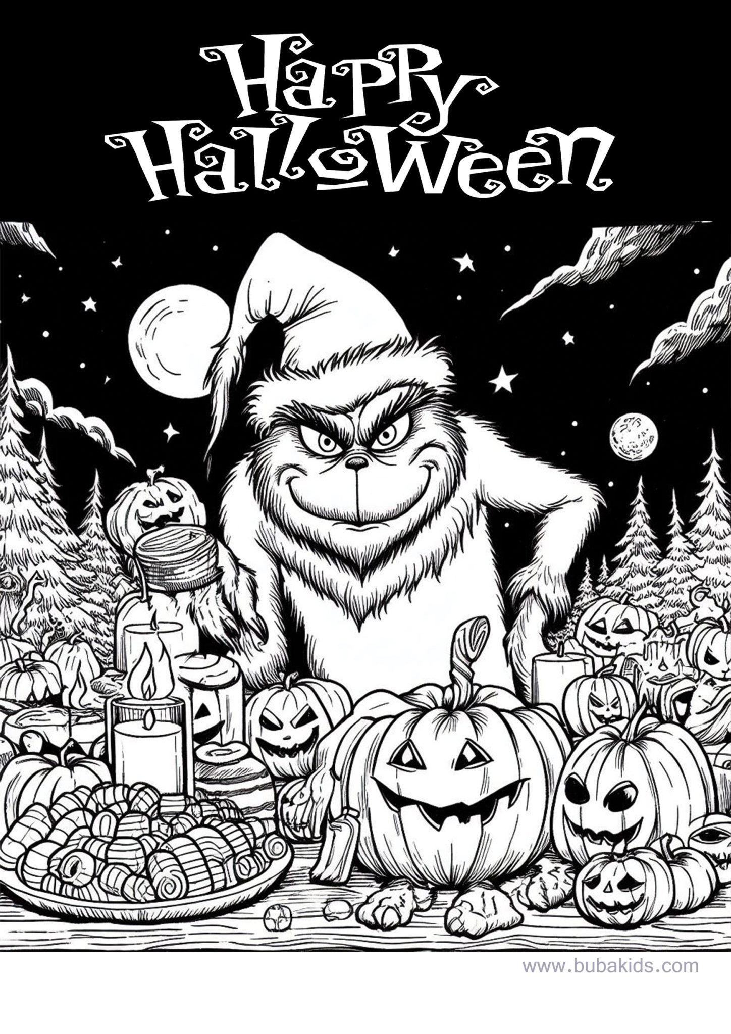 The Grinch Halloween Night | BubaKids.com